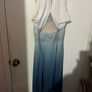 Weissman White and Blue Ombré lyrical costume